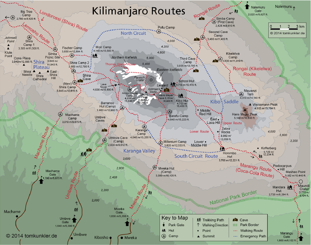 Kilimanjaro Routes Explained - Which one should I take? - Hike ...